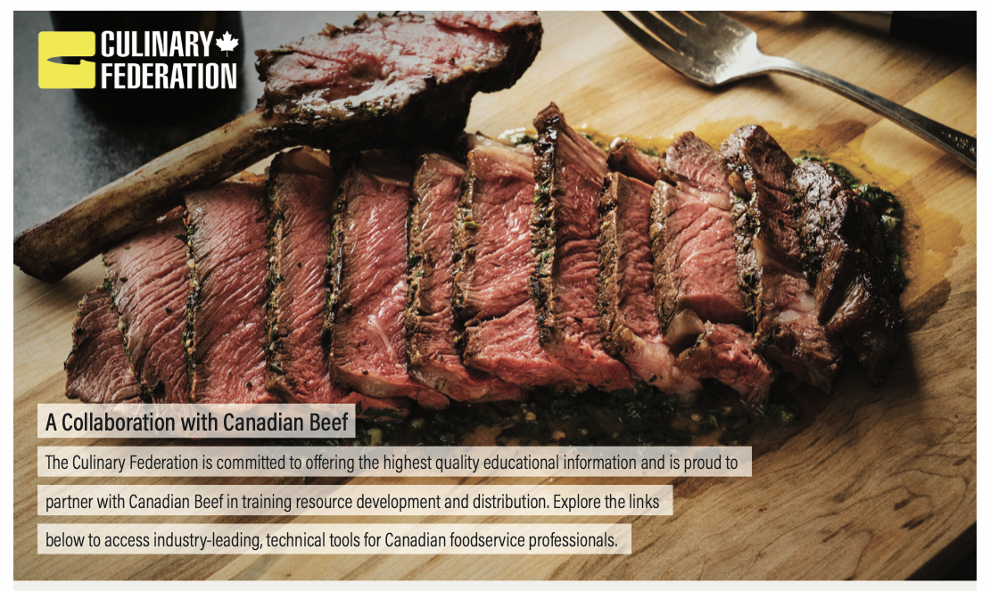 FOODSERVICE CERTIFIED CANADIAN BEEF TRAINING PROGRAM
